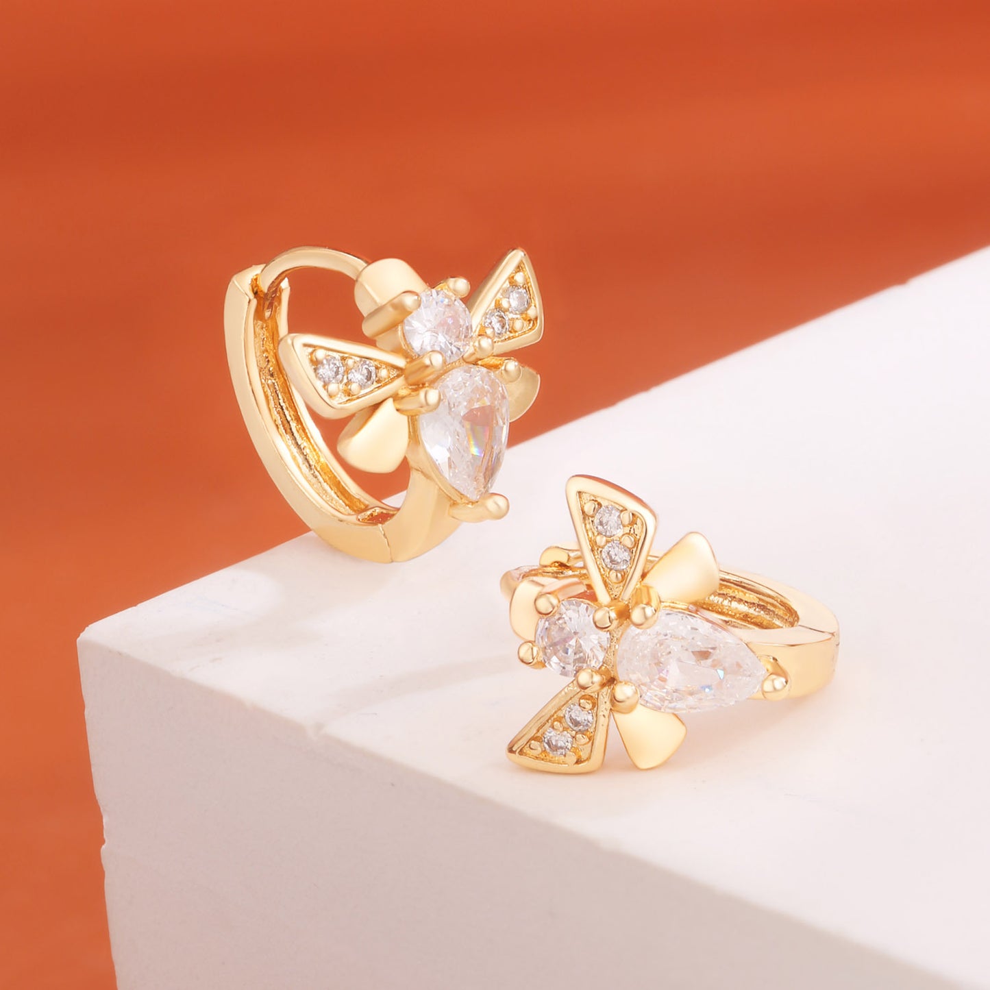 Brass With Plated Fashion Jewelry Earrings