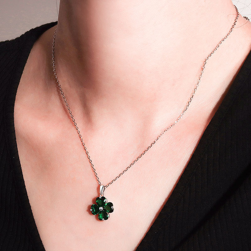 925 Sterling Silver Fashion Lucky Necklace