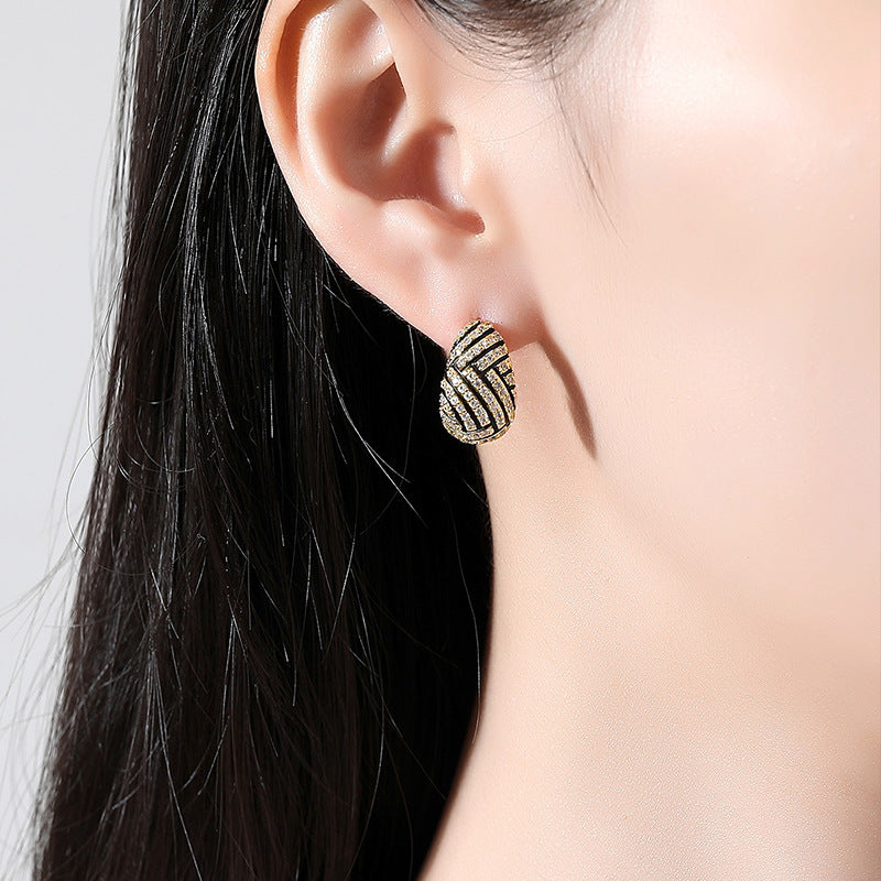 Copper With Plated Fashion Jewelry Earrings