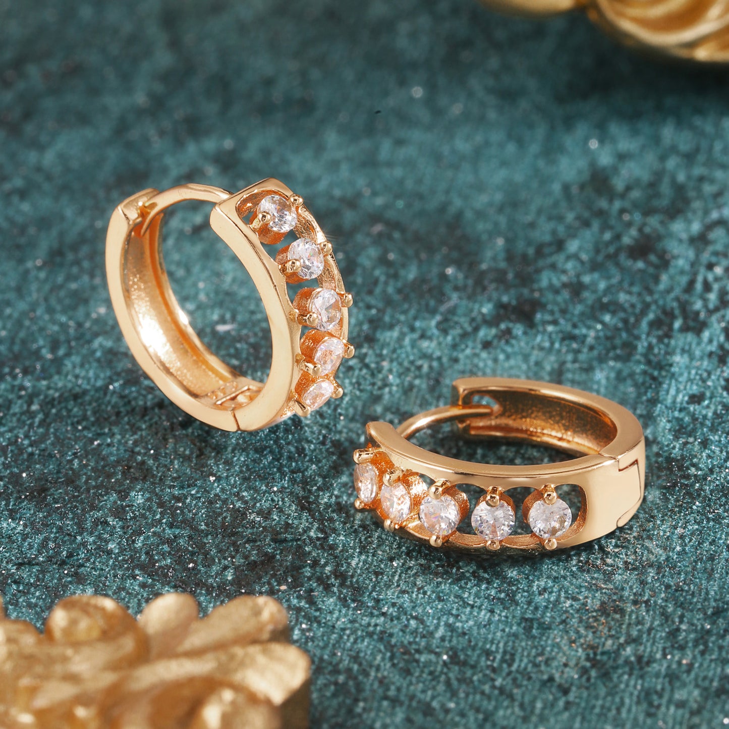 Brass With Plated Fashion Jewelry Earrings