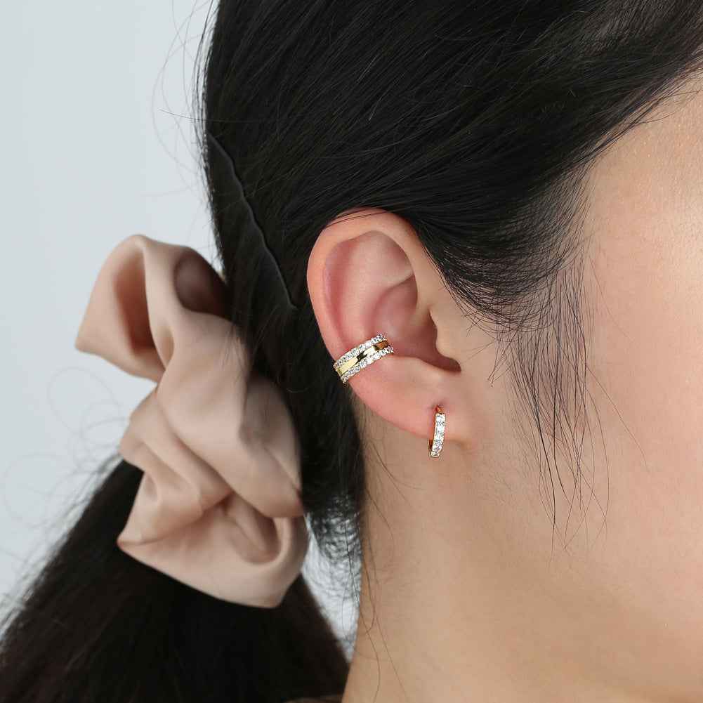 Brass With Plated Fashion Jewelry Earrings
