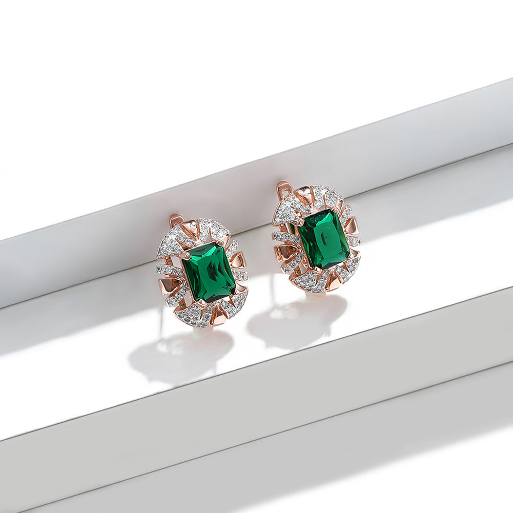 Brass With Plated Fashion Jewelry Earrings