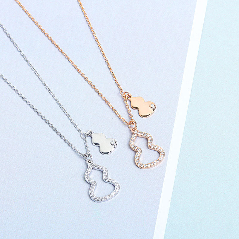 925 Sterling Silver Fashion Lucky Necklace