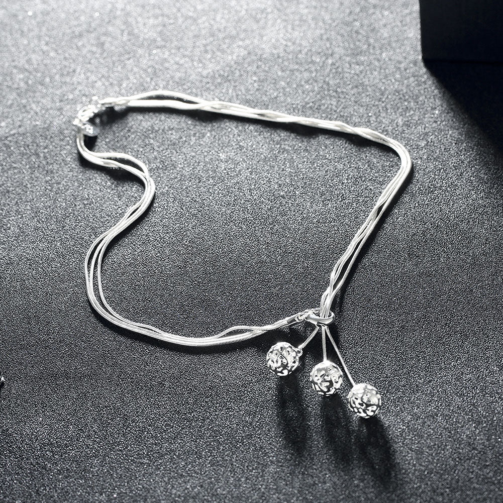 Brass With Plated Fashion Jewelry Necklace