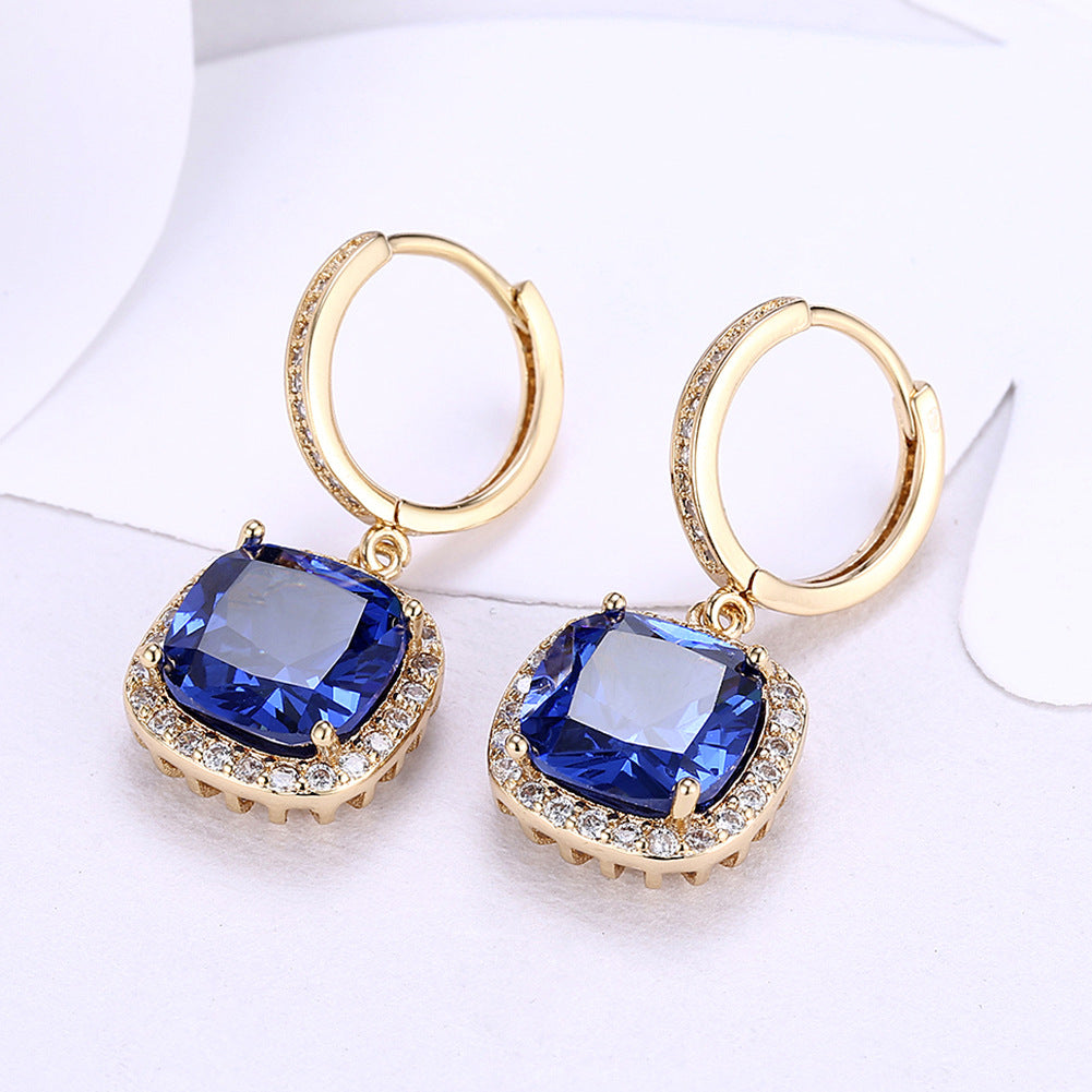 Brass With Plated Fashion Jewelry Earrings