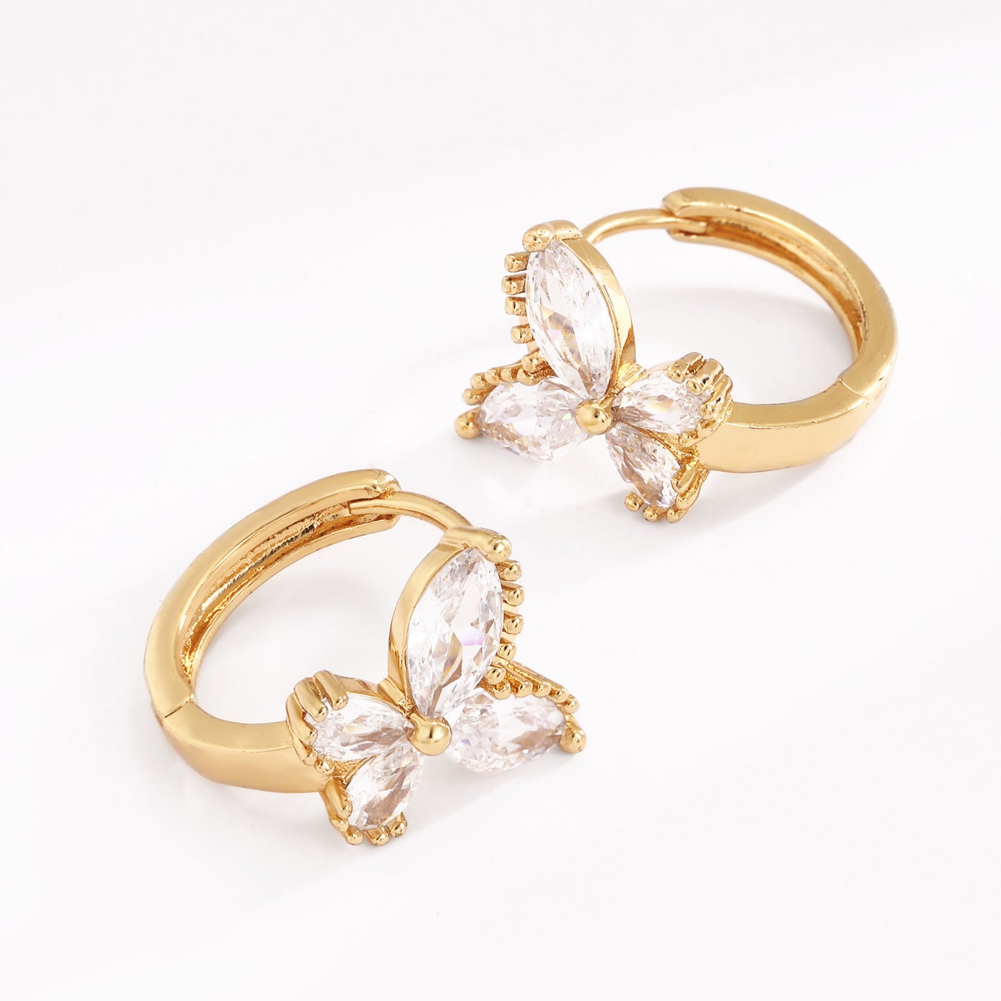 Brass With Plated Fashion Jewelry Earrings