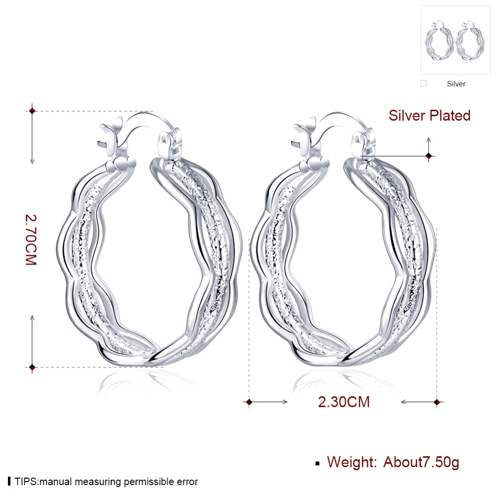Brass With Plated Fashion Jewelry Earrings