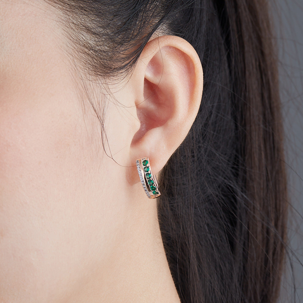 Brass With Plated Fashion Jewelry Earrings