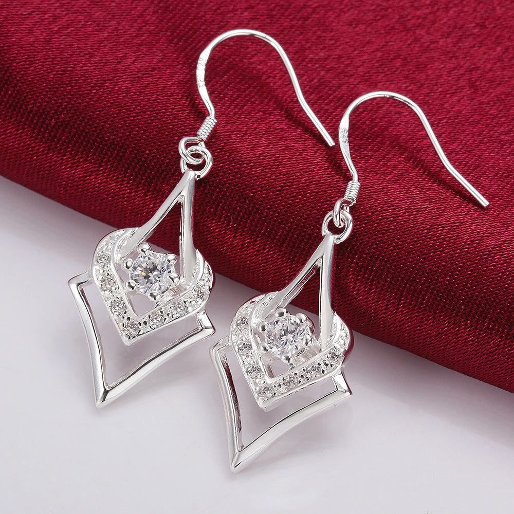 Brass With Plated Fashion Jewelry Earrings