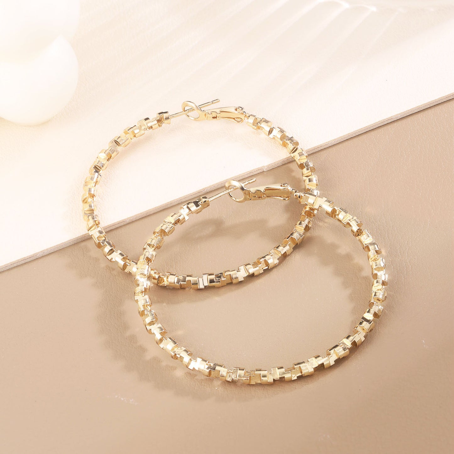 Brass With Plated Fashion Jewelry Earrings