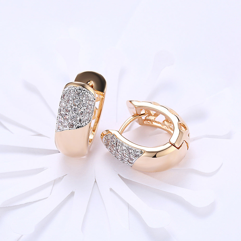 Brass With Plated Fashion Jewelry Earrings
