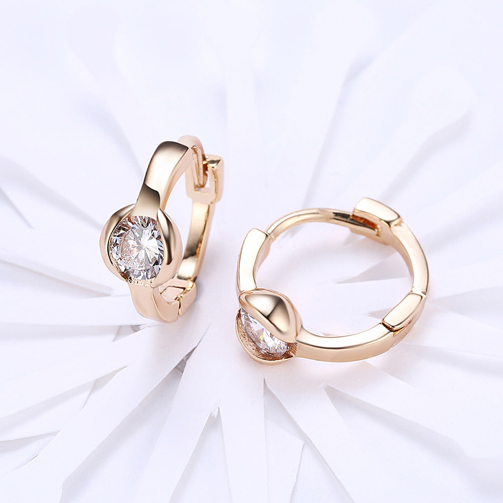 Brass With Plated Fashion Jewelry Earrings