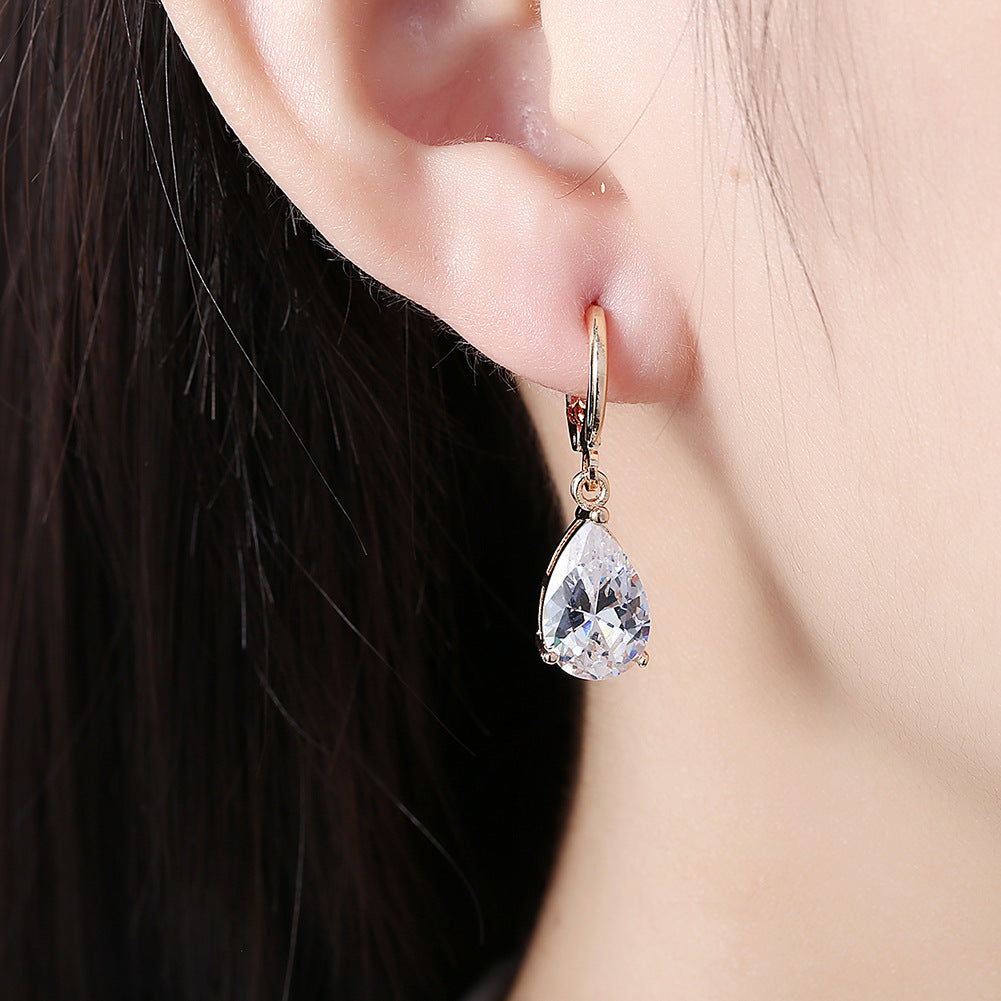 Brass With Plated Fashion Jewelry Earrings