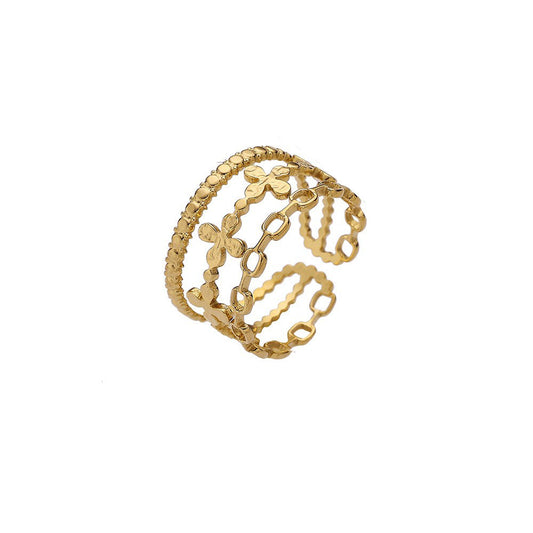 Stainless Steel Unique Fashion Ring