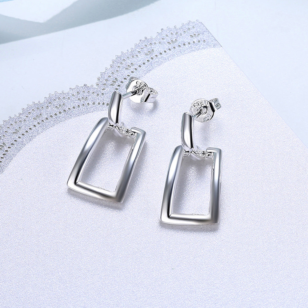 Brass With Plated Fashion Jewelry Earrings