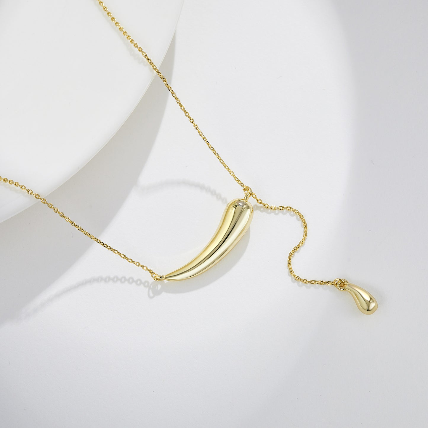 Brass With Plated Fashion Jewelry Necklace