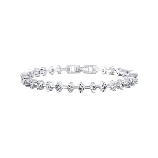 925 Sterling Silver4.5mm Tennis Bracelet