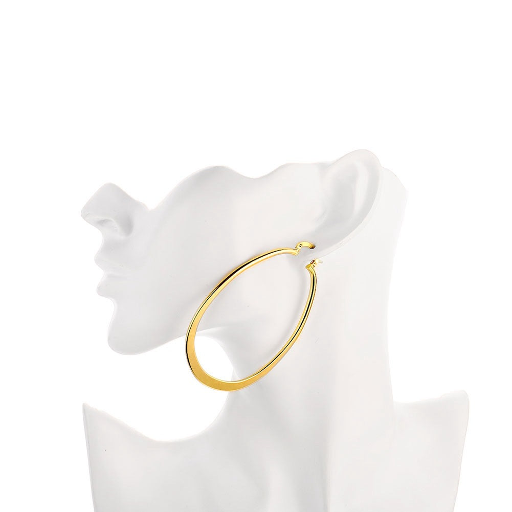 Brass With Plated Fashion Jewelry Earrings