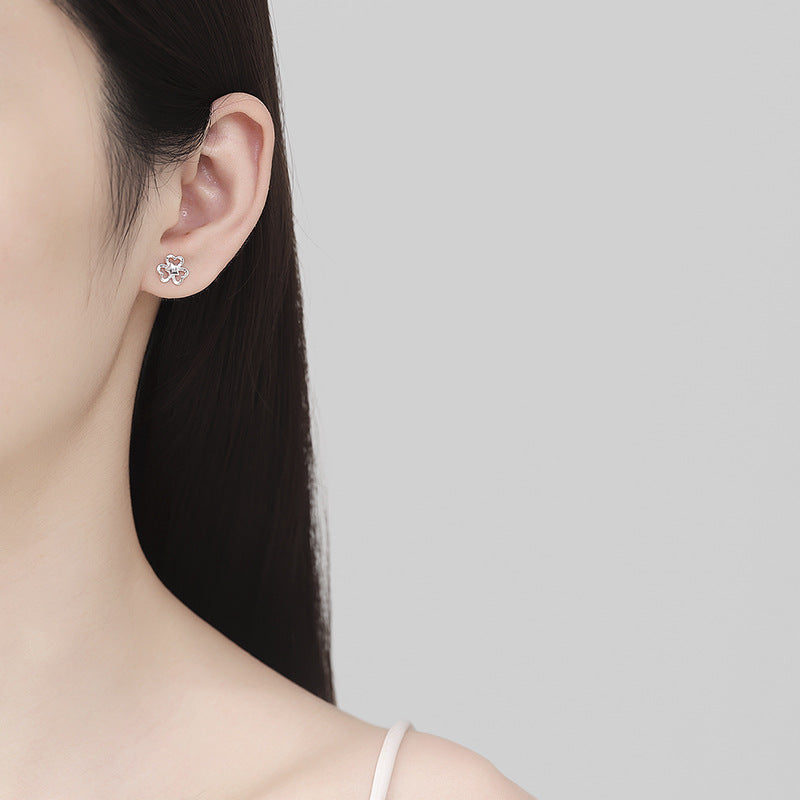 925 Sterling Silver Screw Back Stud Earrings