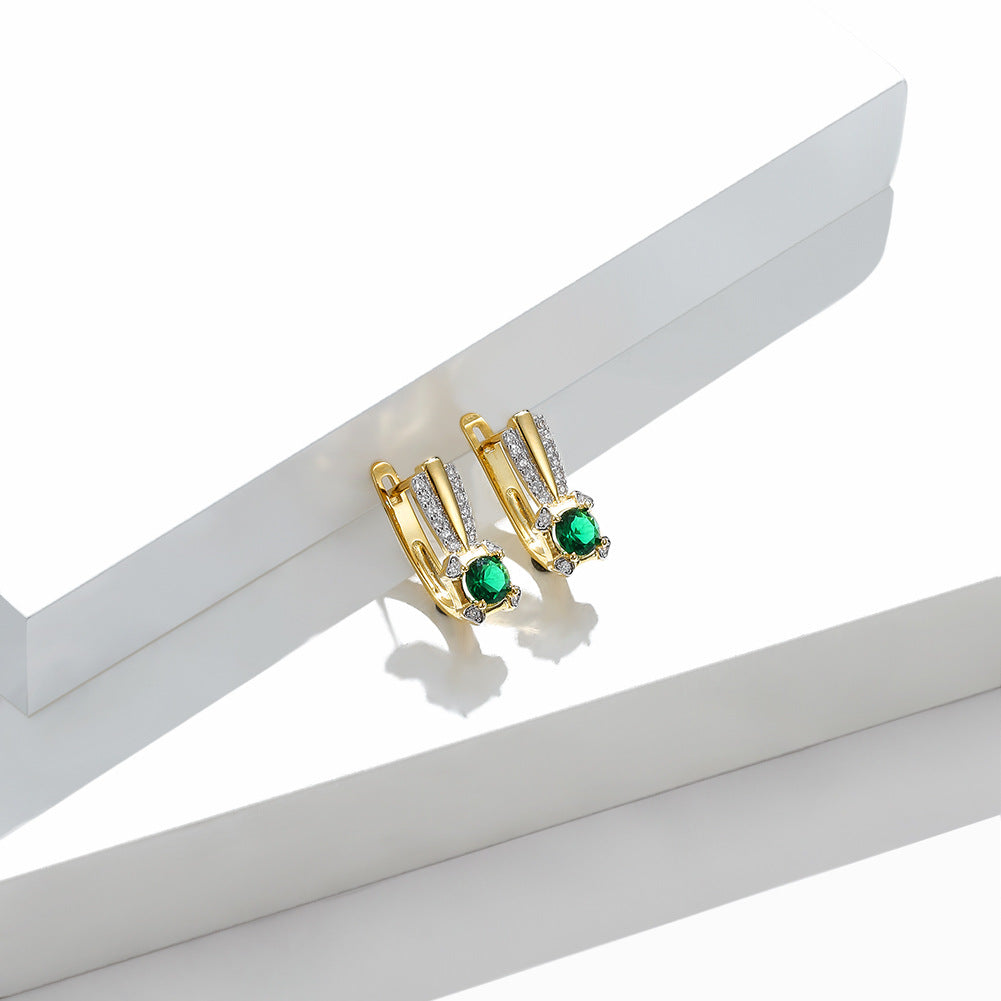 Brass With Plated Fashion Jewelry Earrings