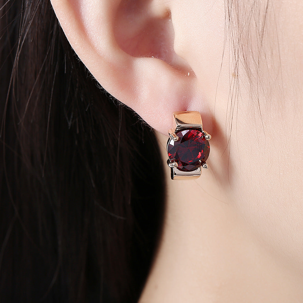 Brass With Plated Fashion Jewelry Earrings