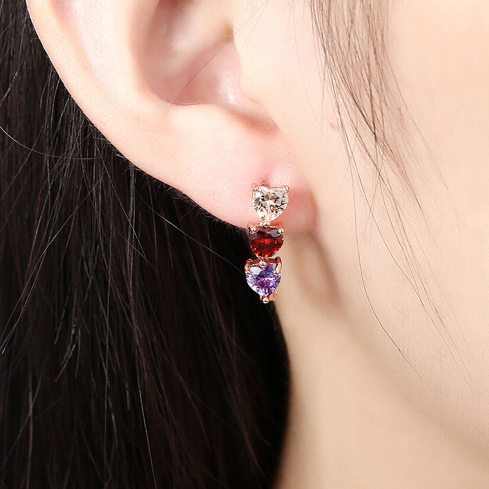 Brass With Plated Fashion Jewelry Earrings