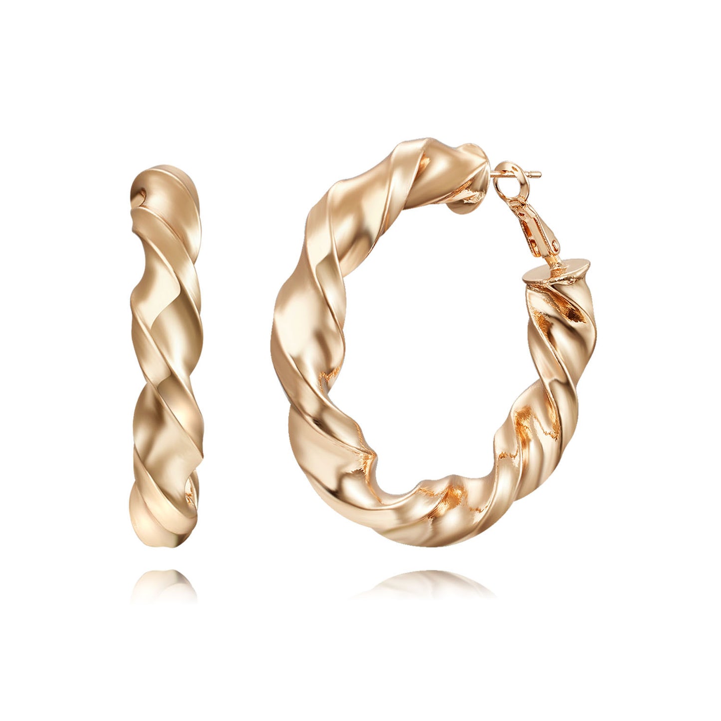Brass With Plated Fashion Jewelry Earrings