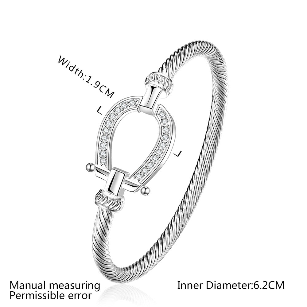 Brass With Plated Fashion Jewelry Bracelet