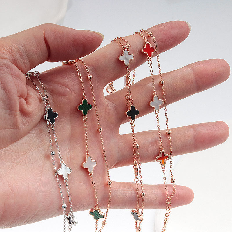 925 Sterling Silver Fashion Lucky Bracelet