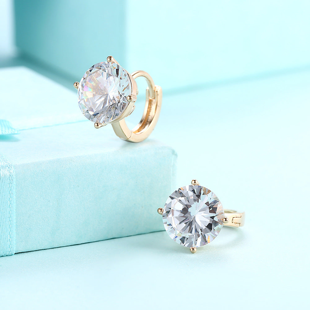 Brass With Plated Fashion Jewelry Earrings