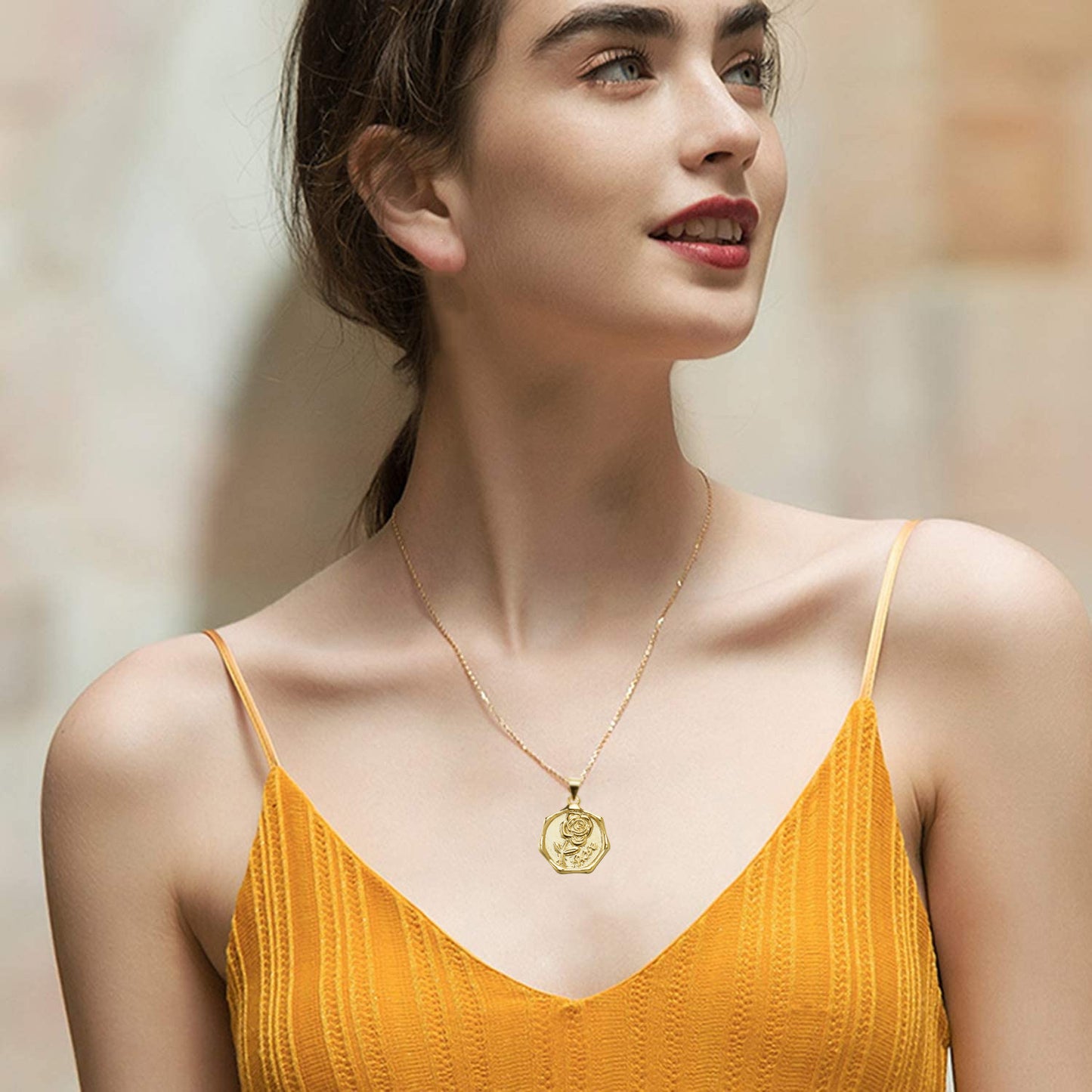 Brass With Plated Fashion Jewelry Necklace