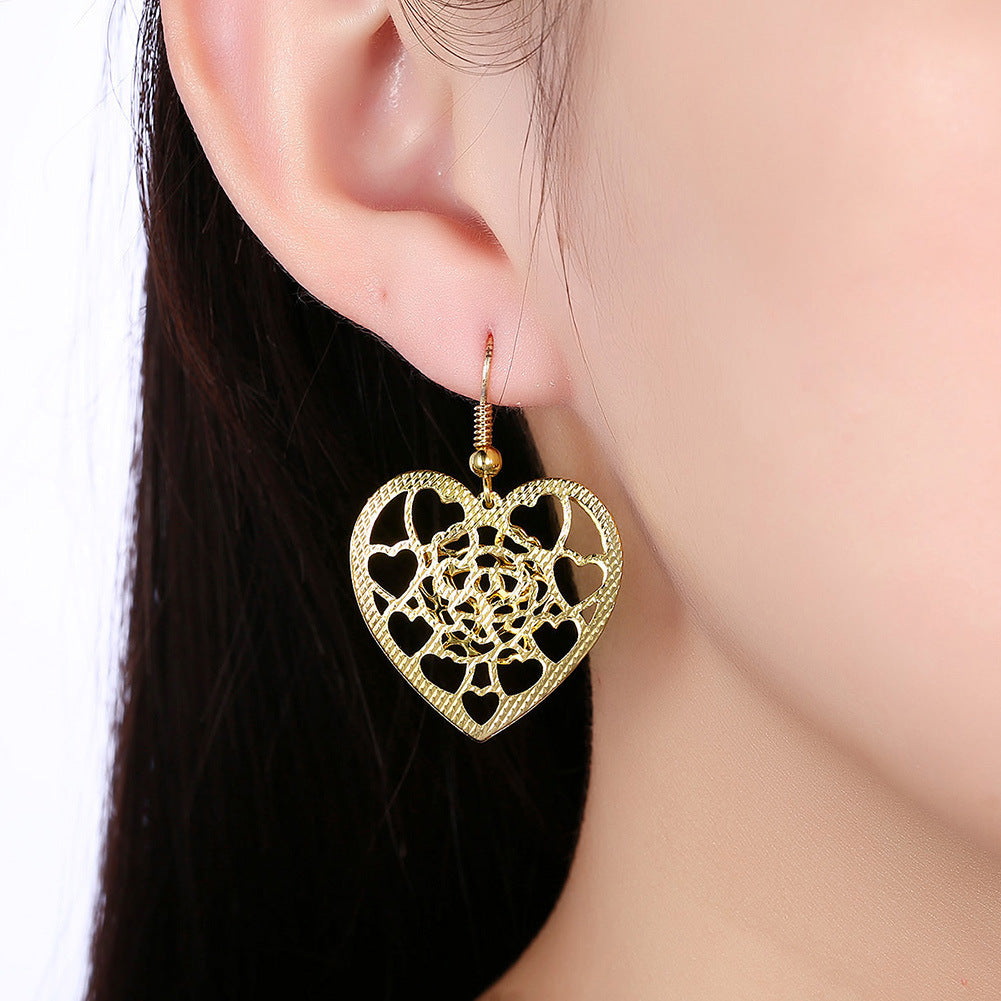 Brass With Plated Fashion Jewelry Earrings
