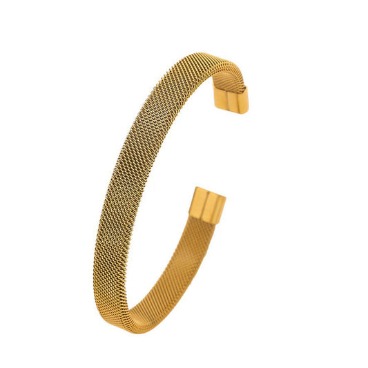 Stainless Steel Minimalist Fashion Bangle