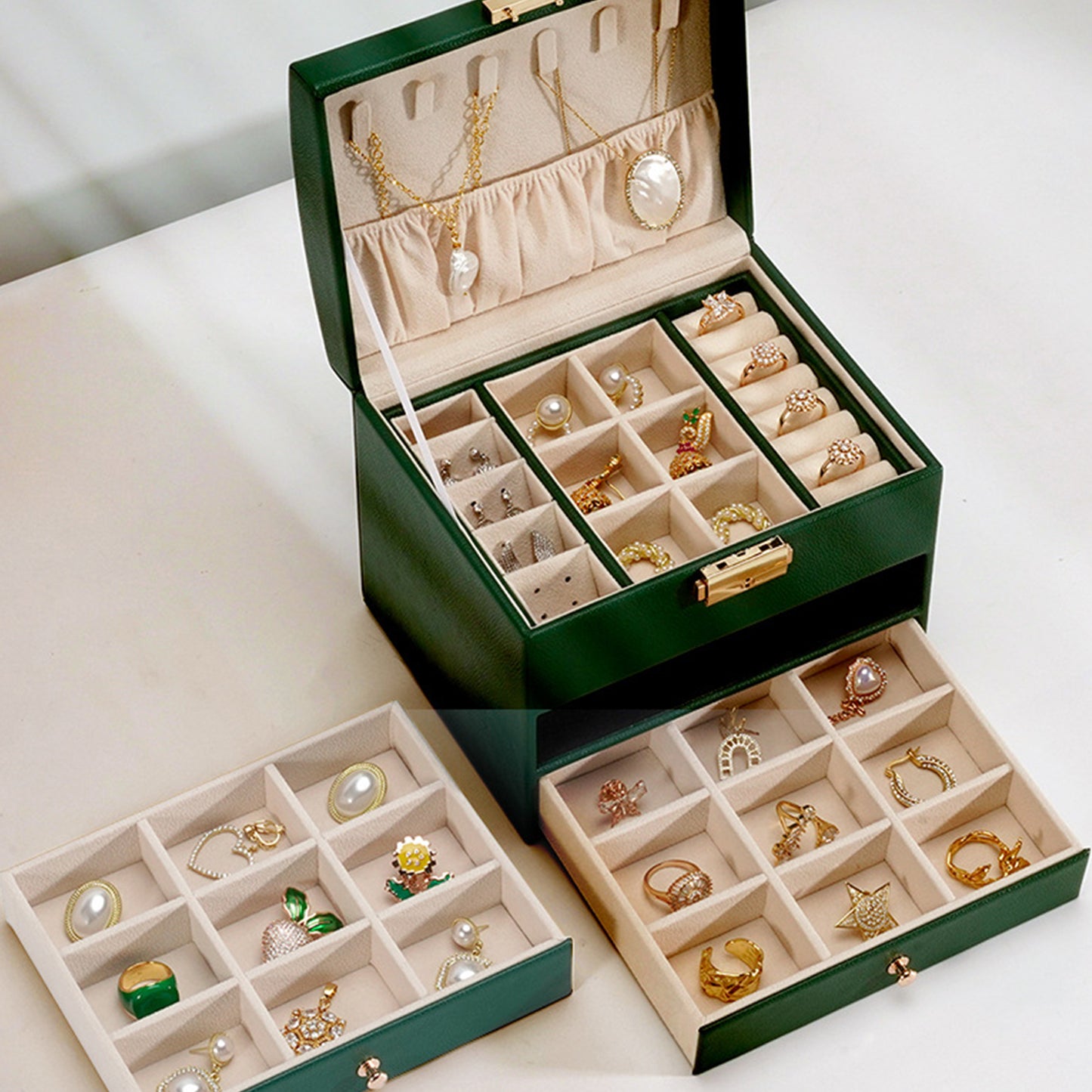 Portable Storage Case for Jewelry and Small Accessories