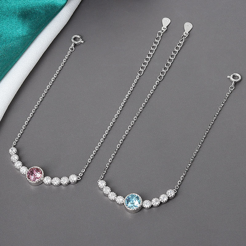 925 Sterling Silver Fashion Stone Bracelet