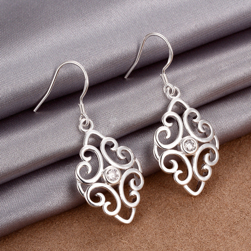 Brass With Plated Fashion Jewelry Earrings