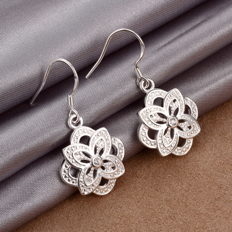 Brass With Plated Fashion Jewelry Earrings