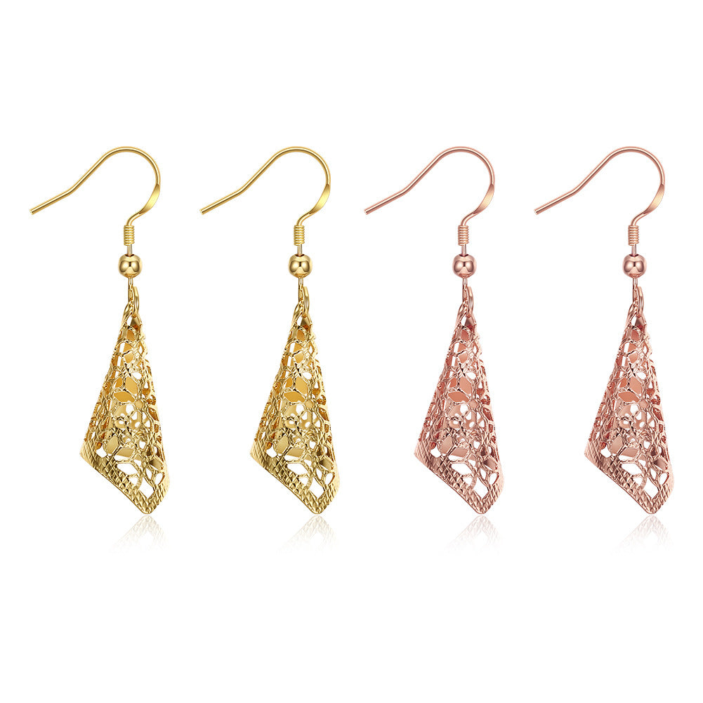 Brass With Plated Fashion Jewelry Earrings