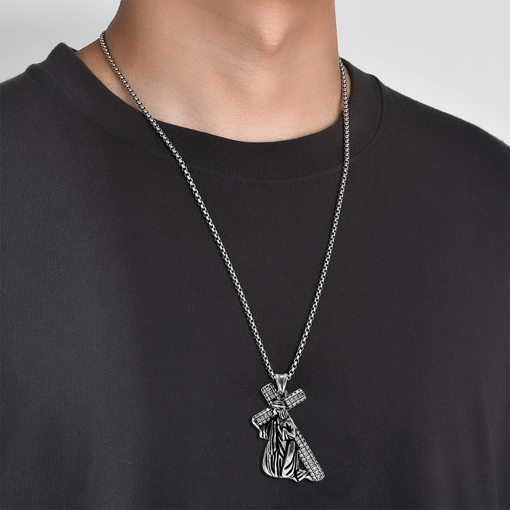 Cross Pendant Necklace, Men Women's Fashion Jewelry, Perfect for Parties & Gifts, Elegant Accessory for Everyday Wear