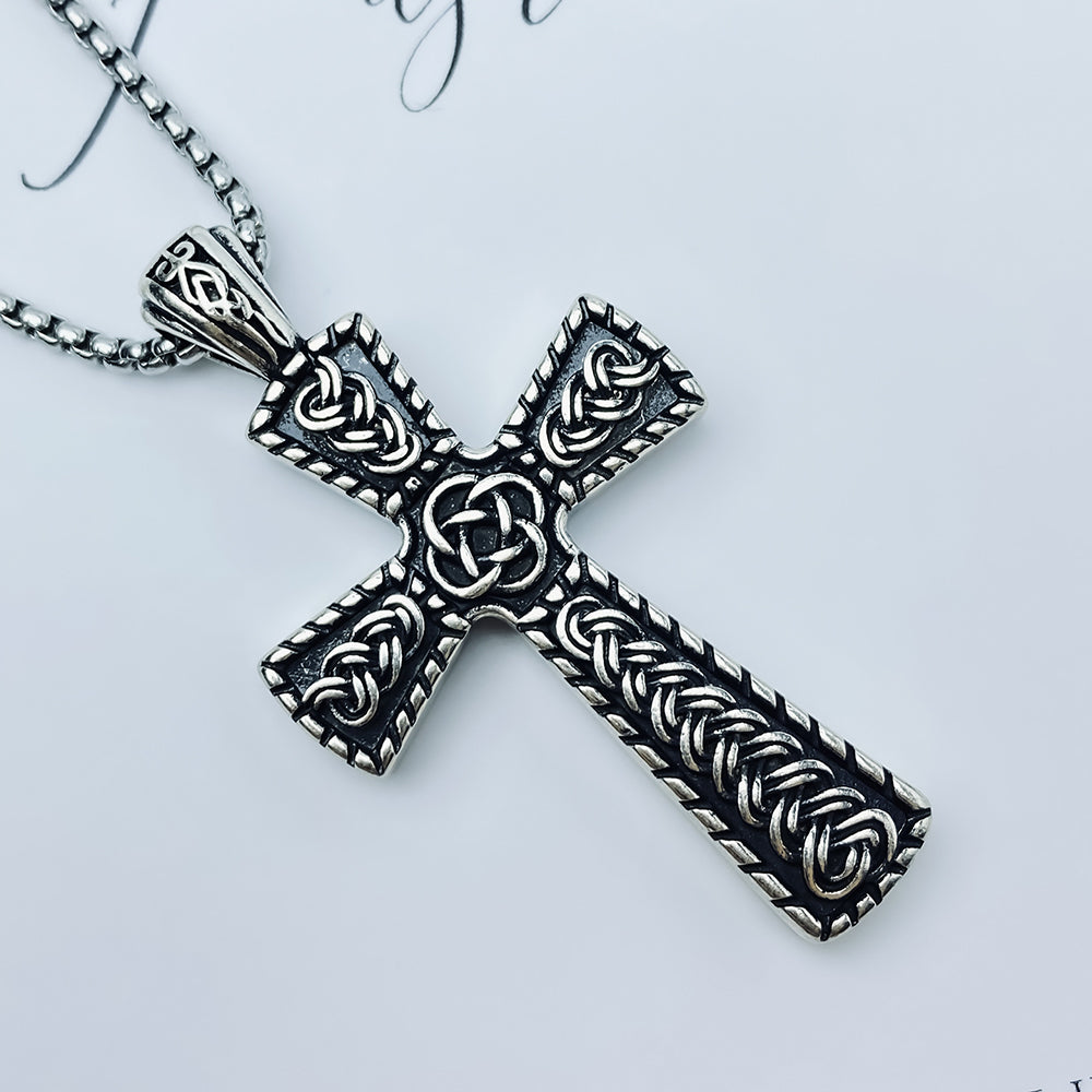Cross Pendant Necklace, Men Women's Fashion Jewelry, Perfect for Parties & Gifts, Elegant Accessory for Everyday Wear