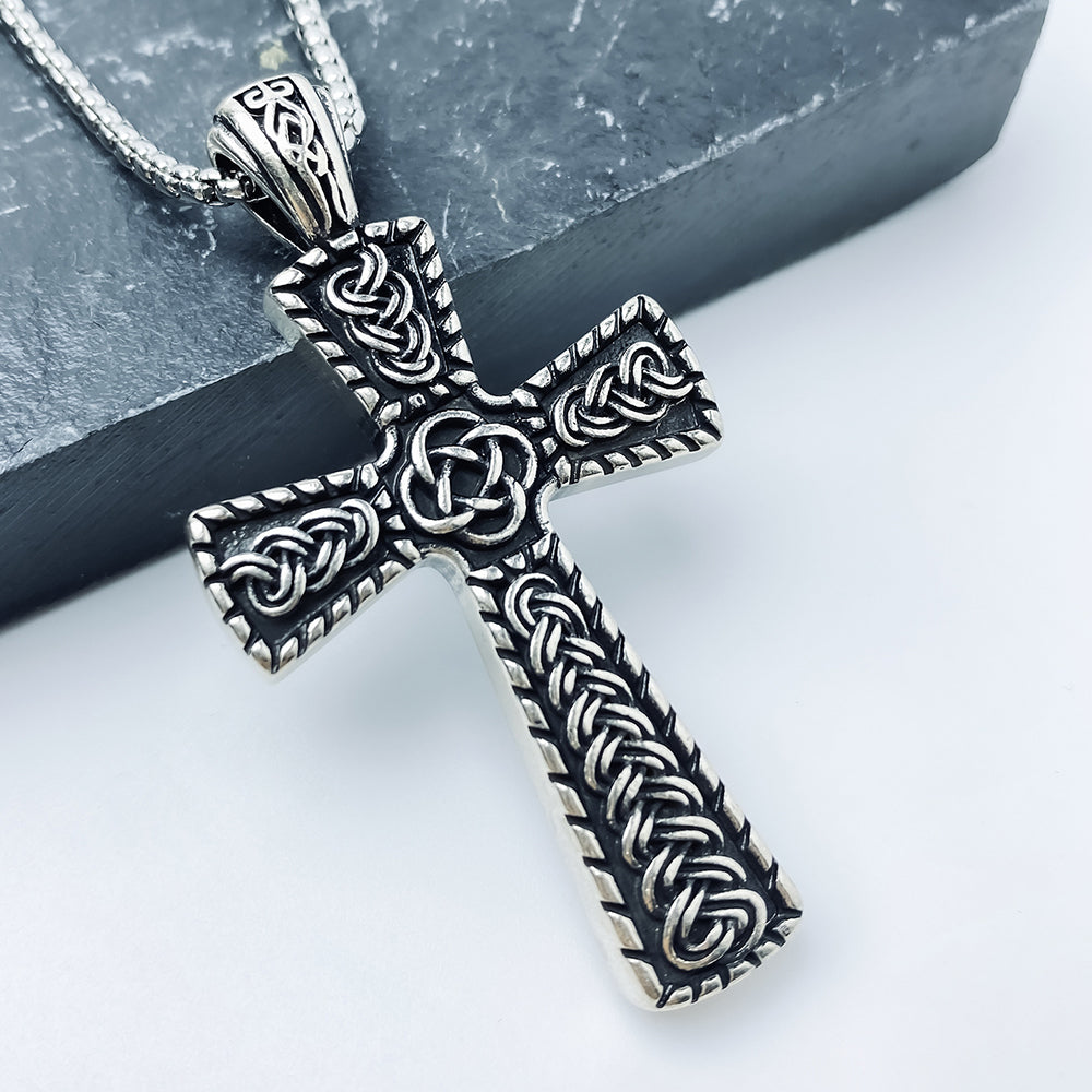 Cross Pendant Necklace, Men Women's Fashion Jewelry, Perfect for Parties & Gifts, Elegant Accessory for Everyday Wear
