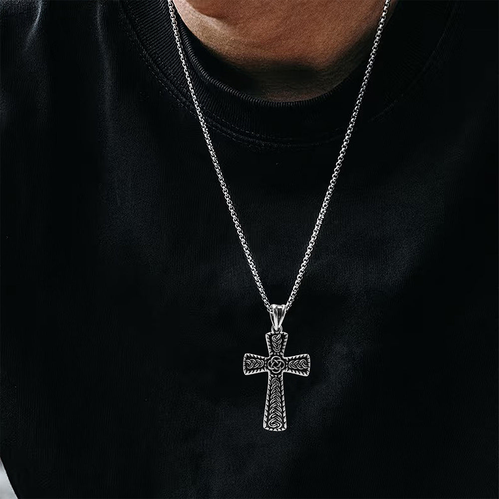 Cross Pendant Necklace, Men Women's Fashion Jewelry, Perfect for Parties & Gifts, Elegant Accessory for Everyday Wear