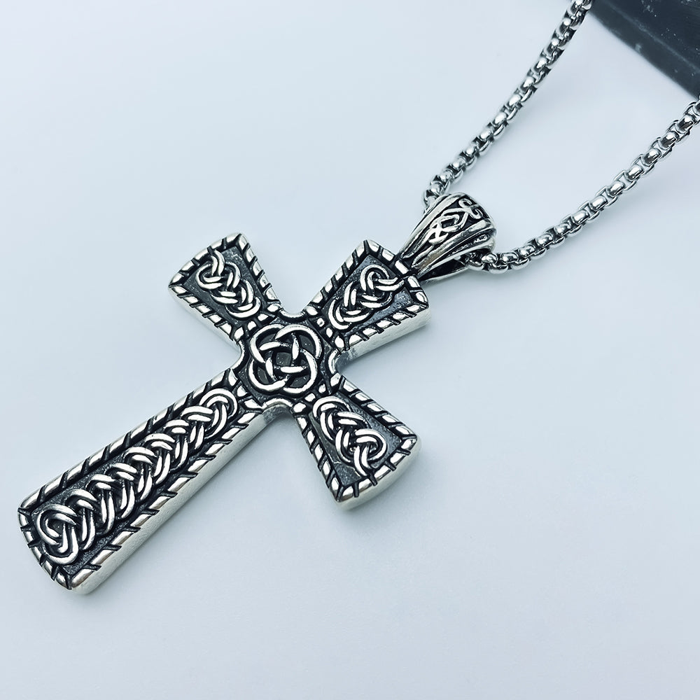 Cross Pendant Necklace, Men Women's Fashion Jewelry, Perfect for Parties & Gifts, Elegant Accessory for Everyday Wear