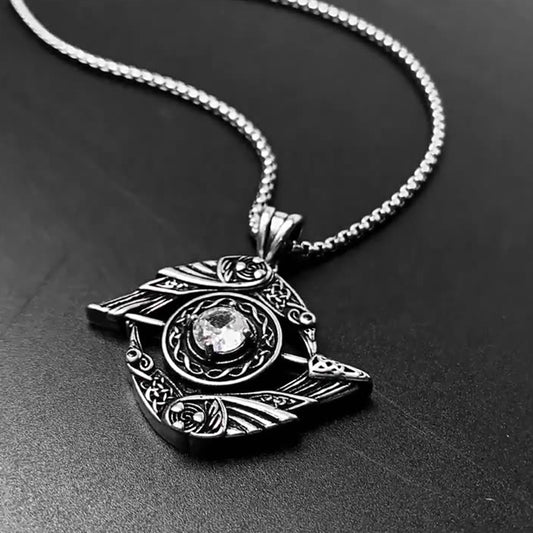 Eyes of Horus Pendant Necklace, Men Women's Fashion Jewelry, Perfect for Parties & Gifts, Elegant Accessory for Everyday Wear