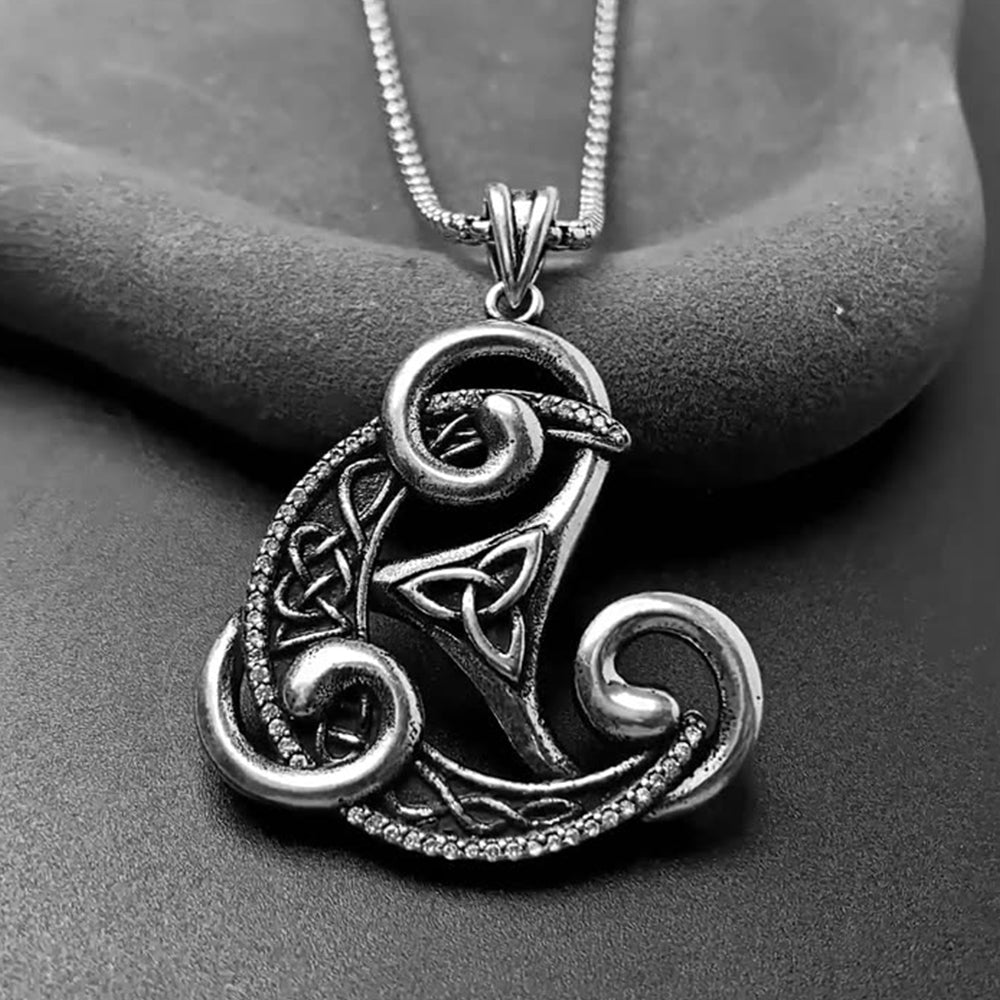 Celtic Pendant Necklace, Men Women's Fashion Jewelry, Perfect for Parties & Gifts, Elegant Accessory for Everyday Wear