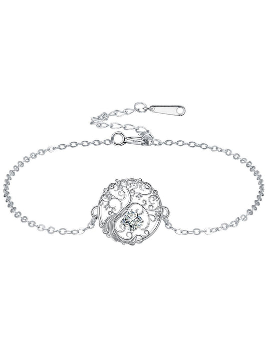 Women's Elegant Tree of Life Design Bracelet, Fashionable Jewelry for Party, Daily Clothing Decor, Trendy All-match & Exquisite Jewelry for Birthday Gift