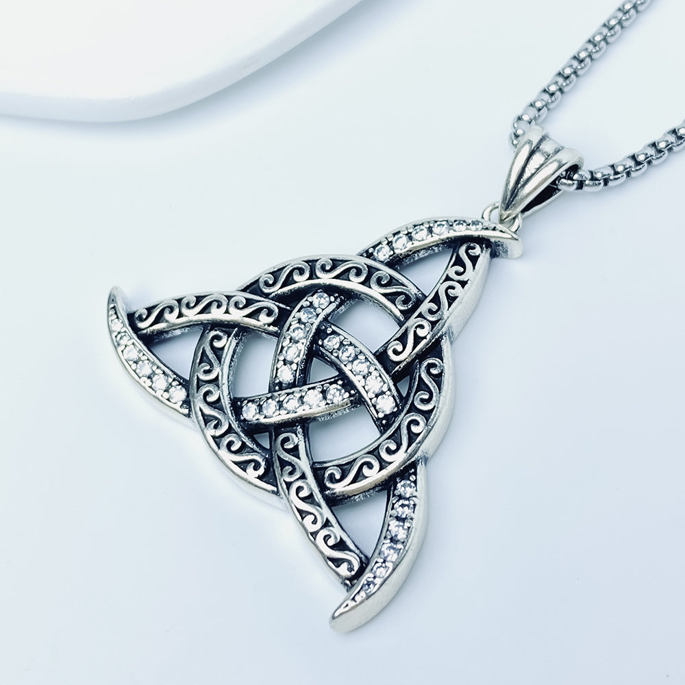 Celtic Pendant Necklace, Men Women's Fashion Jewelry, Perfect for Parties & Gifts, Elegant Accessory for Everyday Wear
