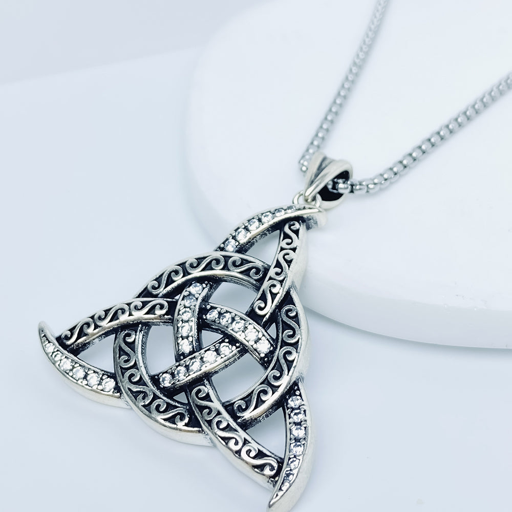 Celtic Pendant Necklace, Men Women's Fashion Jewelry, Perfect for Parties & Gifts, Elegant Accessory for Everyday Wear