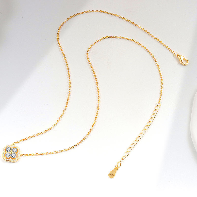 925 Sterling Silver Fashion Lucky Necklace