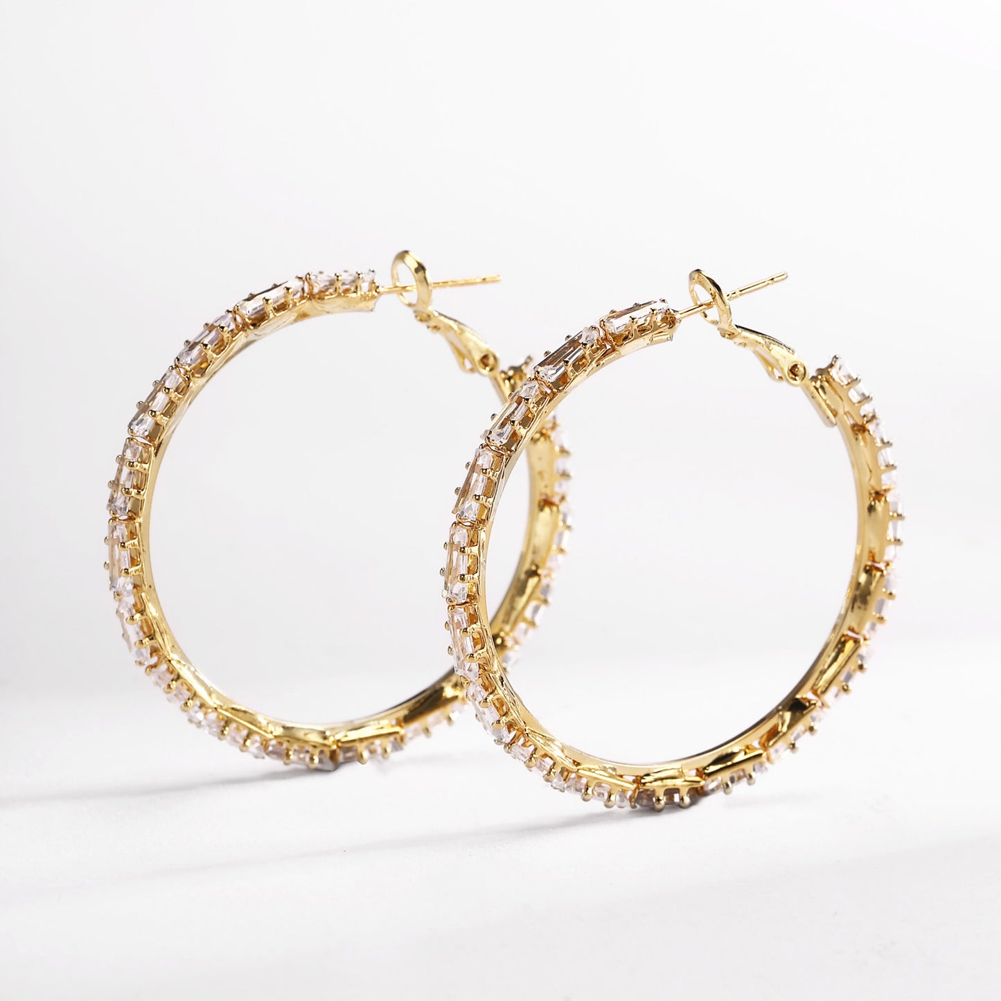 Brass With Plated Fashion Jewelry 925 pins Earrings